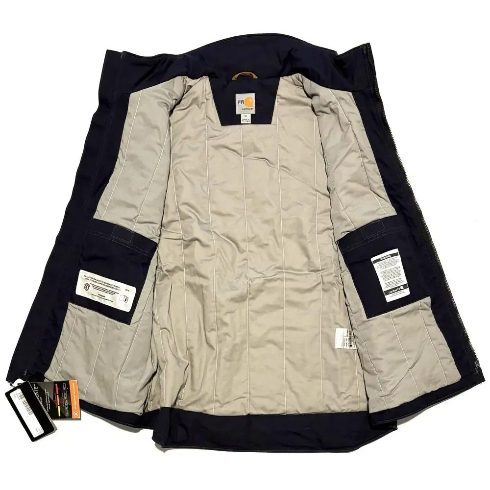 Carhartt 103387 XL Rain Defender FR Flame Resistant Quick Duck Vest Navy Regular